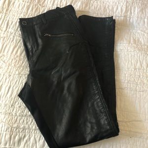 Pilcro faux leather leggings